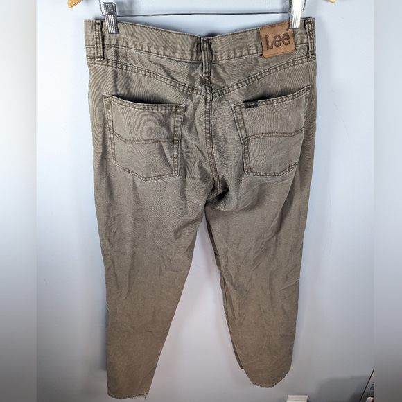 Lee Quilt Lined Mens Outdoor Utility Work Pants Jeans Trousers 33x32 - Picture 4 of 8